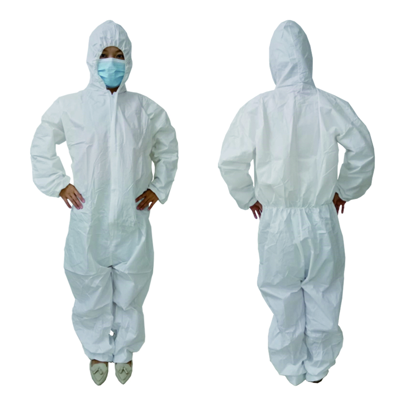 Prozone 一次性SMS無紡布連身防護衣 ( M, L, XL,XXL )(型號︰PZ121-01-WH) - Image 3