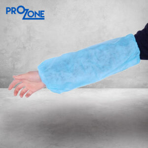 Prozone一次性無紡布袖套-藍色(100個) (型號: PZ404-100-BL)