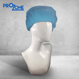 Prozone一次性無紡布圓帽-藍色 21"(100個)