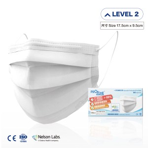ASTM 成人醫療防護口罩（白色）- 優惠散裝, 50個 -防塵防螨