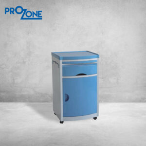 鋼塑床頭櫃(藍色) (型號: PZBB001-BL)