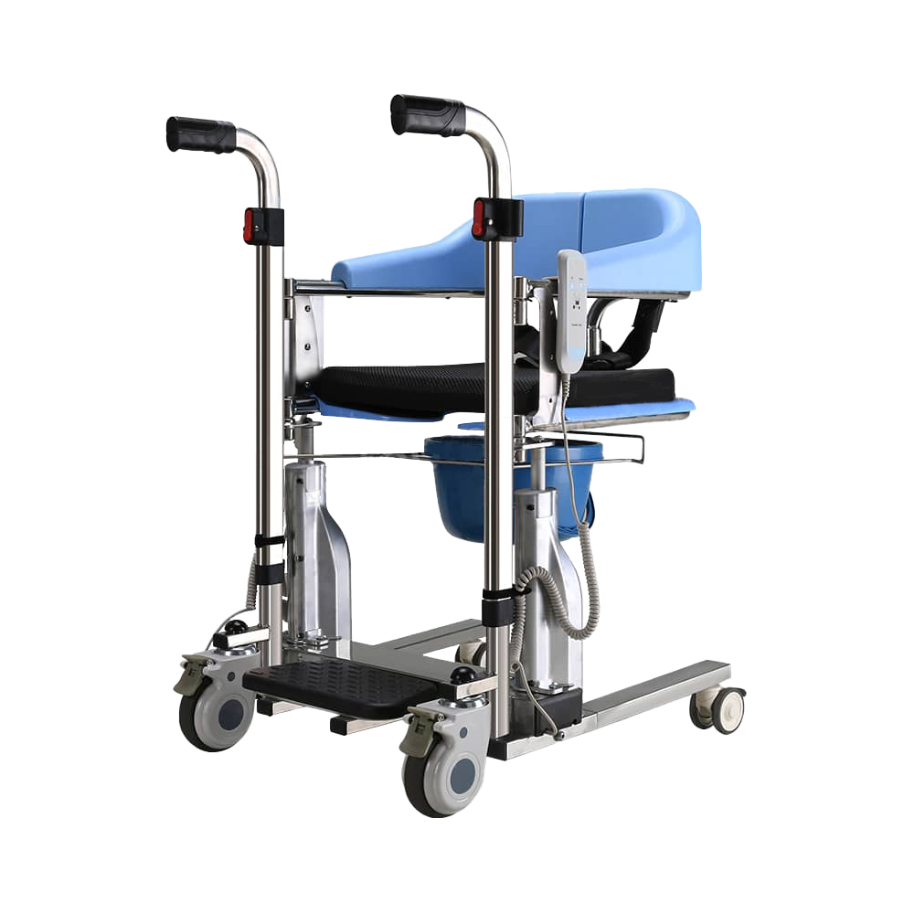 Prozone 不銹鋼電動升降轉移輪椅連坐便盆 (型號︰PZDH010)
