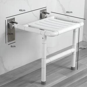 上翻折疊椅（不鏽鋼）-淋浴/換鞋/化妝多功能