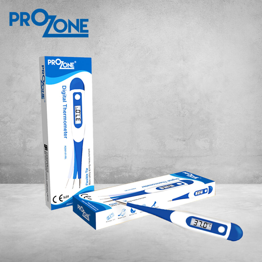 Prozone電子探熱針體溫計(軟頭式) (型號: PZ501-01-BL)