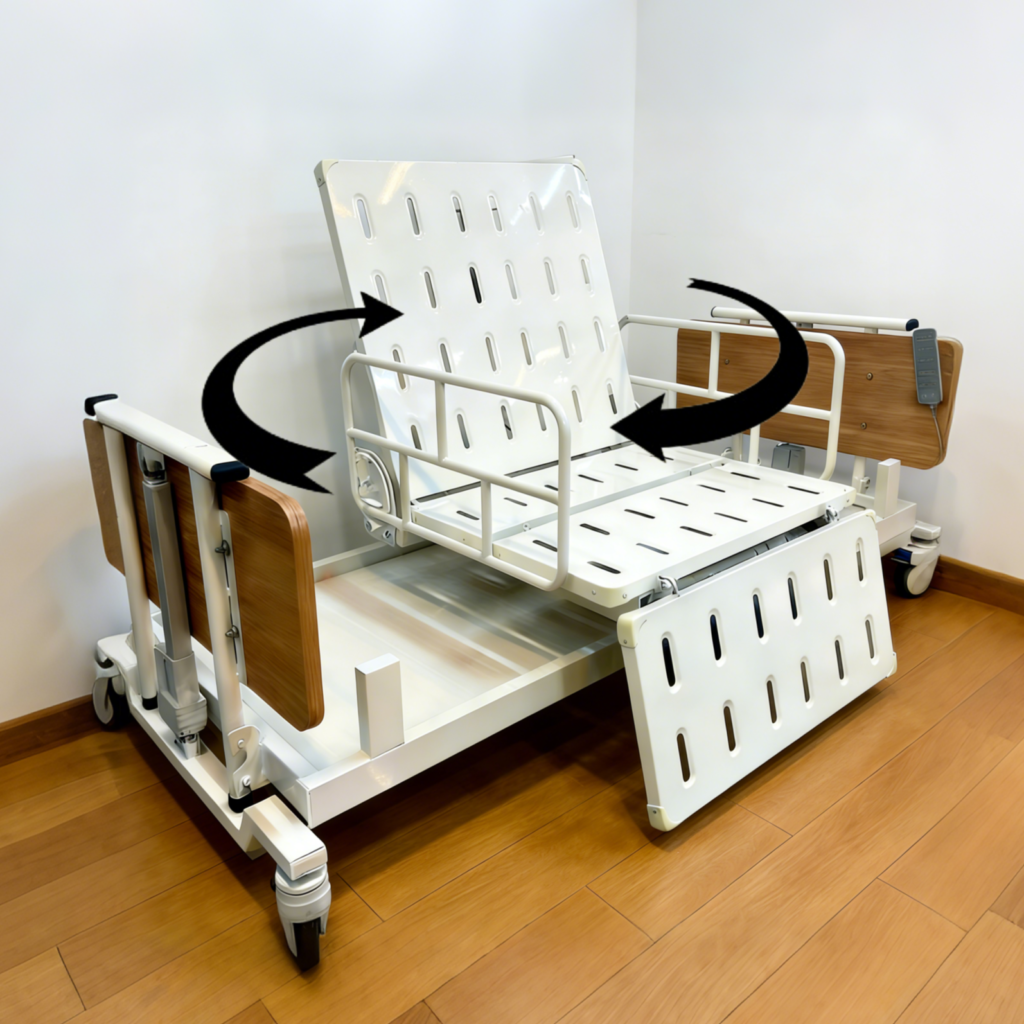 Prozone樂齡基金產品-電動五功能旋轉護理床（窄版860mm香港適配）
